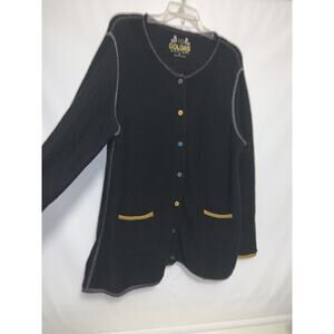 Gudrun Sjoden 10 Colors Button Down Linen Cotton Cardigan Sweater Sz XL